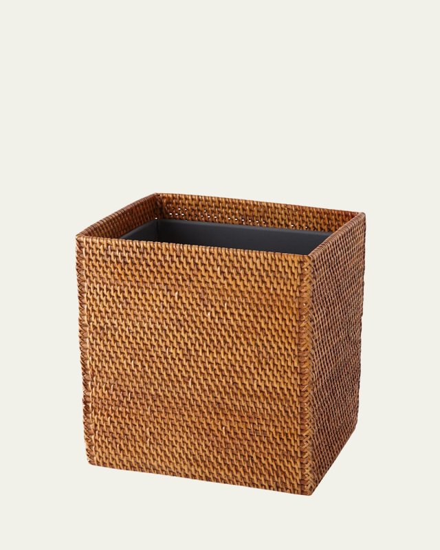 Dalton Rattan Wastebasket